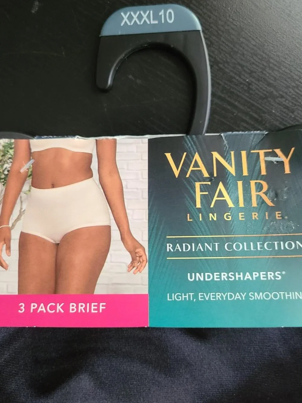 Vanity Fair Lingerie 3 Pack Brief Panties Radiant Collection Undershaper XXXL 10 - Picture 5 of 6